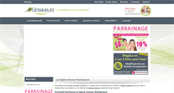Desktop Screenshot of nutrisaveurs.com